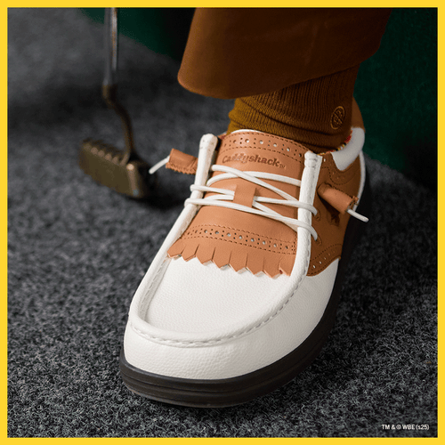 Wally Golf Caddyshack - White/Brown - 2