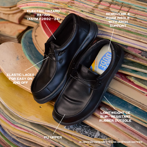 Wendy Work CE Classic Slip Resistant Wide - Black - 2