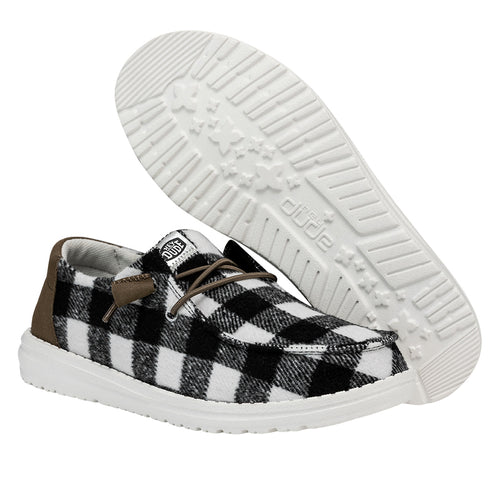 Wendy Buffalo Plaid - White and Black Plaid - 3