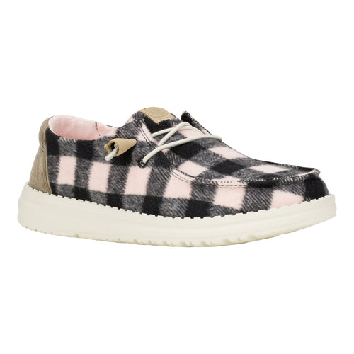 Wendy Buffalo Plaid - Pale Pink/Black - 8