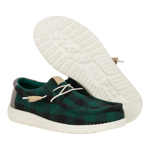 Wally Buffalo Plaid - Hunter Green - 4