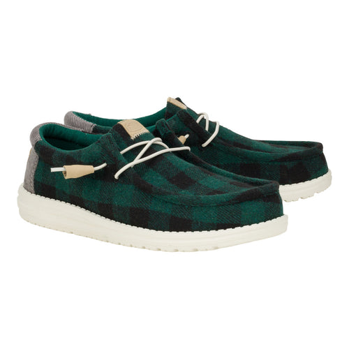 Wally Buffalo Plaid - Hunter Green - 3
