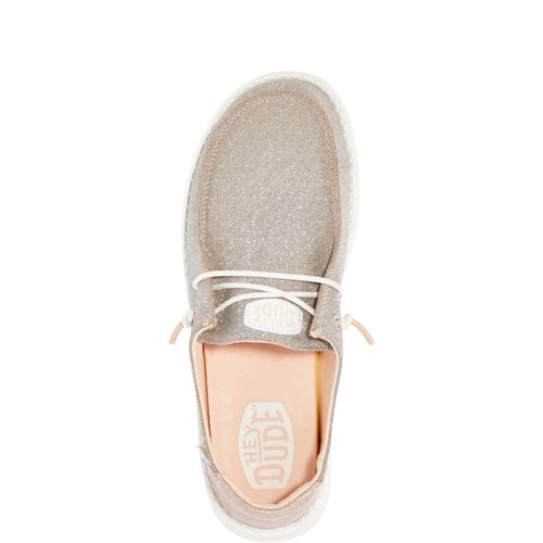 Wendy Metallic Sparkle Wide - Rose Gold - 7