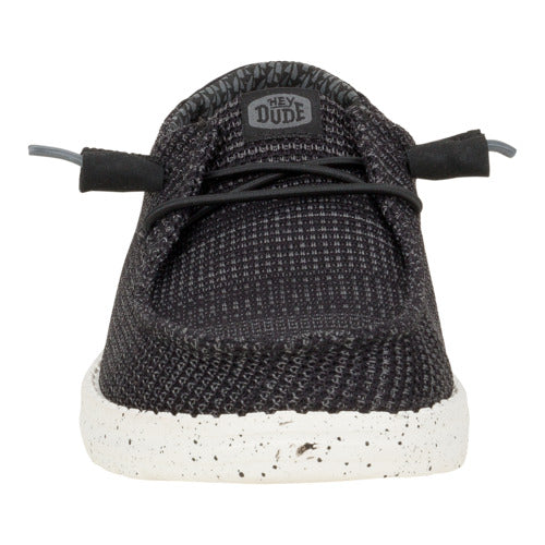 Wendy Stretch Sox Wide - Black/White - 4