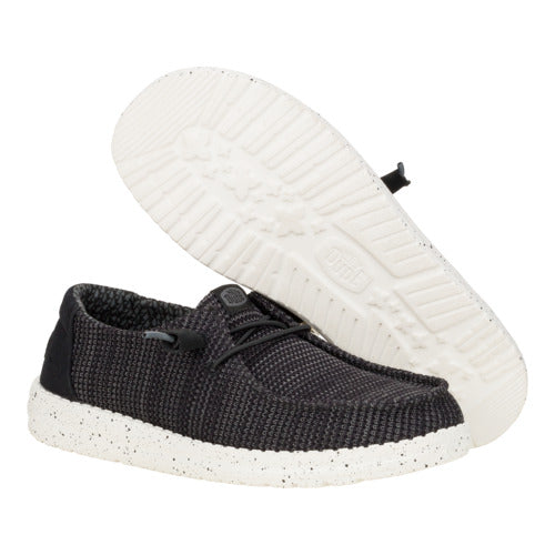 Wendy Stretch Sox Wide - Black/White - 3