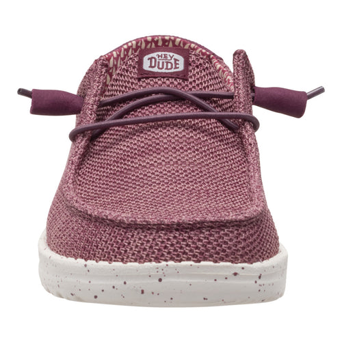 Wendy Stretch Sox - Burgundy - 6