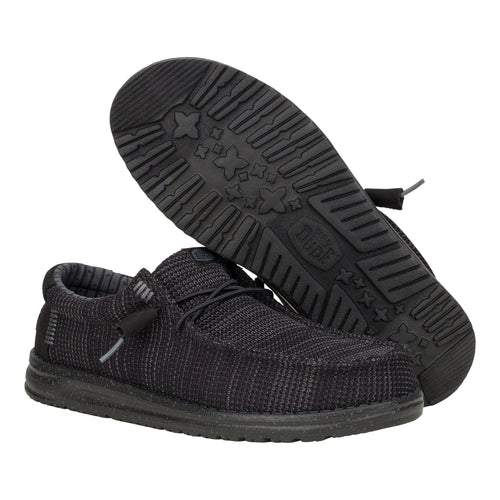 Wally Stretch Sox - Black/Black - 4
