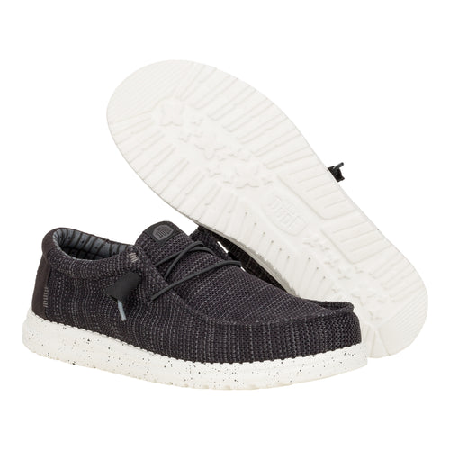 Wally Stretch Sox Wide - Black/White - 3