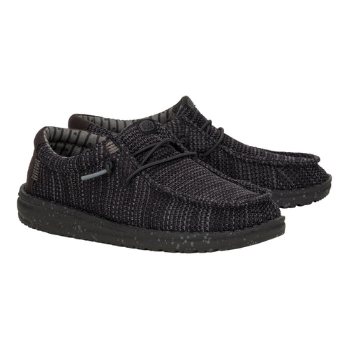 Wally Youth Stretch Mesh - Black/Black - 2