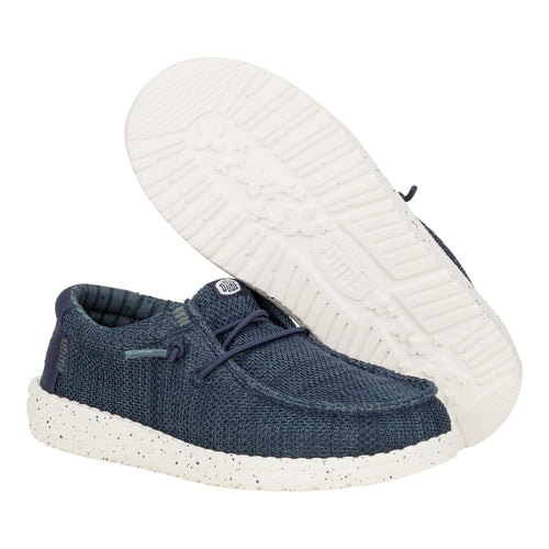 Wally Youth Stretch Sox - Navy - 3