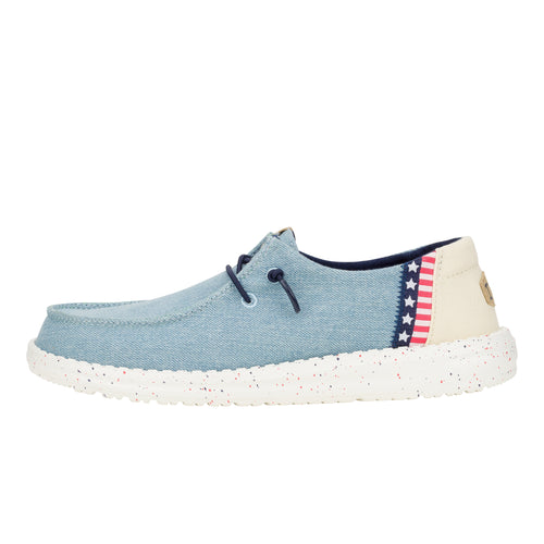 Wendy Americana Splatter - Light Denim - 1