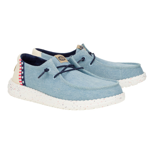 Wendy Americana Splatter - Light Denim - 2