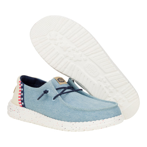Wendy Americana Splatter - Light Denim - 3
