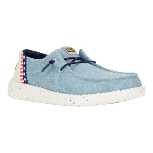 Wendy Americana Splatter - Light Denim - 6
