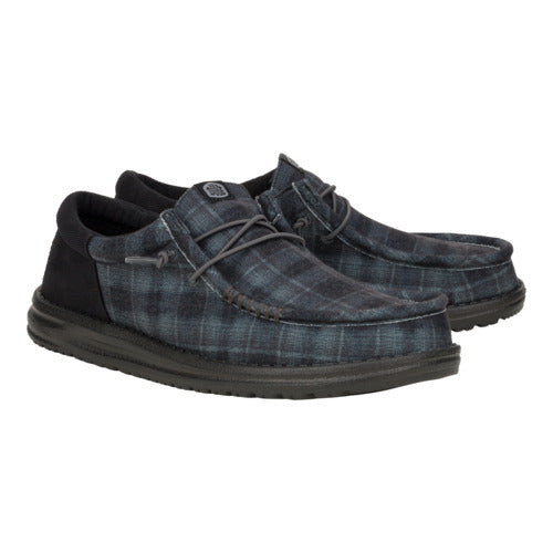 Wally Funk Waffle - Black Plaid