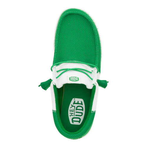 Wally Tri Varsity Mesh - Green/White - 6