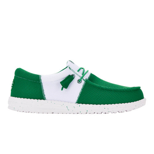 Wally Tri Varsity Mesh - Green/White - 8