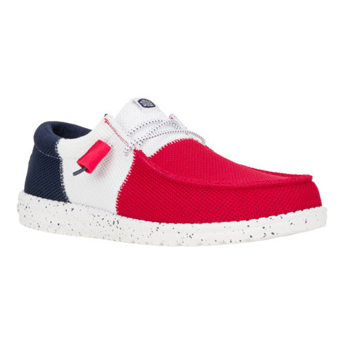 Wally Tri Varsity Mesh - Red/Navy - 7