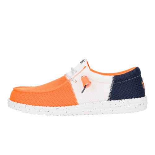 Wally Tri Varsity Mesh - Orange/White - 1