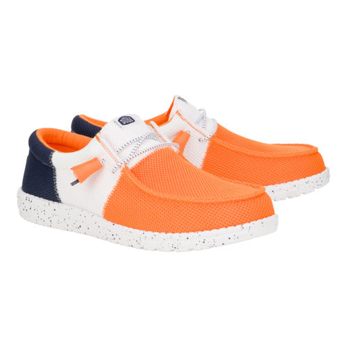 Wally Tri Varsity Mesh - Orange/White - 2