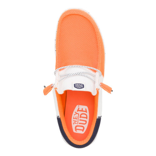 Wally Tri Varsity Mesh - Orange/White - 6