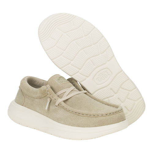 Wendy Comf Suede - Stone Grey/Silver Birch - 4