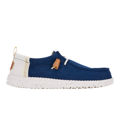 Wally Craft Linen - White/Sargasso Blue - 9