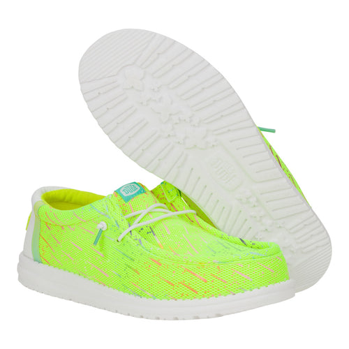 Wally Party Mesh - Lime Punch/White - 3