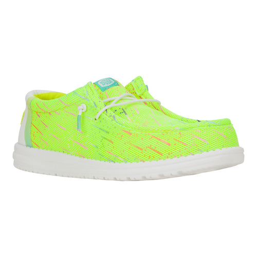 Wally Party Mesh - Lime Punch/White - 7