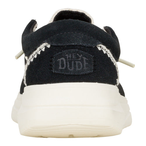 Wendy Comf Suede Crochet - Black/Multi - 6