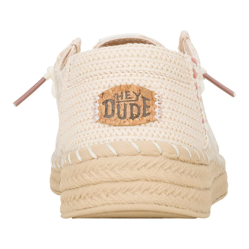 Wendy Espadrille Retro Palm - Pale Pink/White - 6