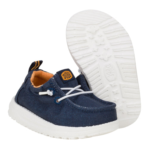 LilDude Slip On Classic - Navy Blazer - 3