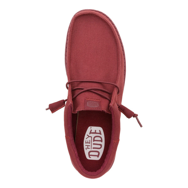 Wally Funk Mono Canvas - Maroon