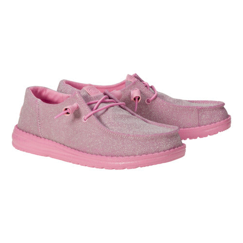 Pinky です。 Wendy Funk Holiday Sparkle - Pink | HEYDUDE shoes