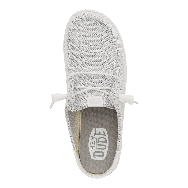 Wendy Slip Stretch Sox - Stone White