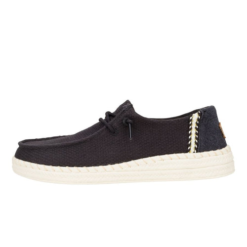 Wendy Espadrille Woven - Black - 1