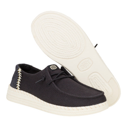 Wendy Espadrille Woven - Black - 4