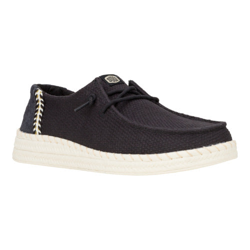 Wendy Espadrille Woven - Black - 8
