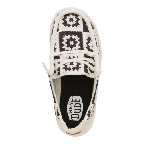 Wendy Youth Cottage Crochet - Black/Multi - 6