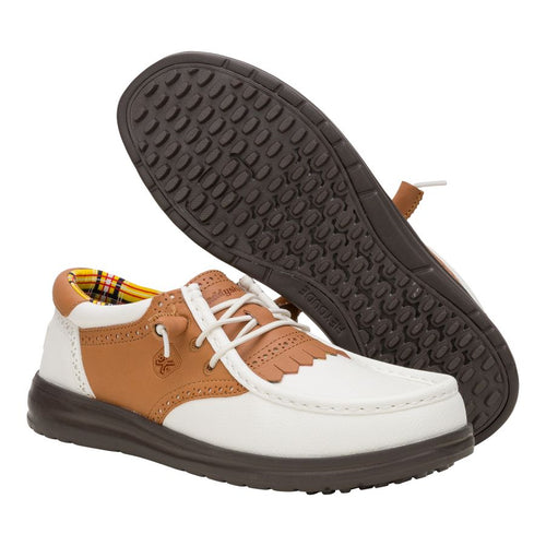 Wally Golf Caddyshack - White/Brown - 3