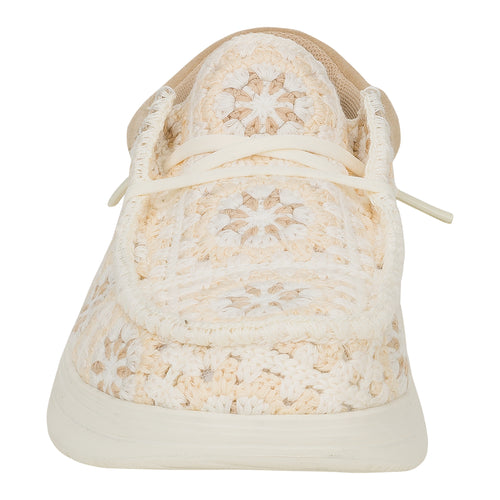 Wendy Comf Cottage Crochet - Tan/Multi - 5