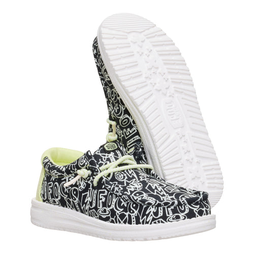 Wally Youth Space Glow - Black/White - 3