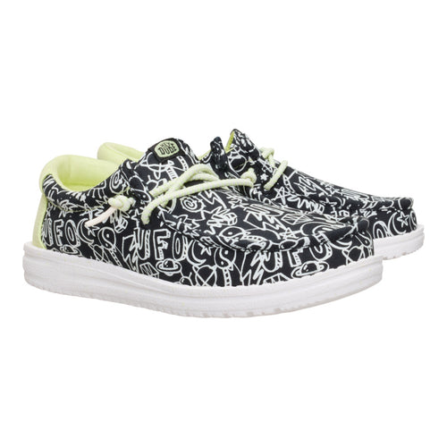 Wally Youth Space Glow - Black/White - 2