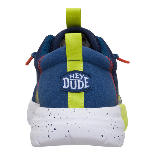 Sirocco Play Youth Sport Stripe - Navy/Lime - 5