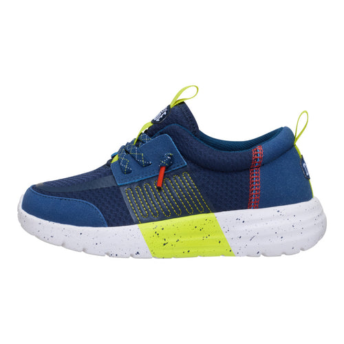 Sirocco Play Youth Sport Stripe - Navy/Lime - 1