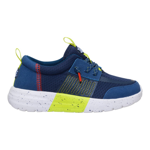 Sirocco Play Youth Sport Stripe - Navy/Lime - 8