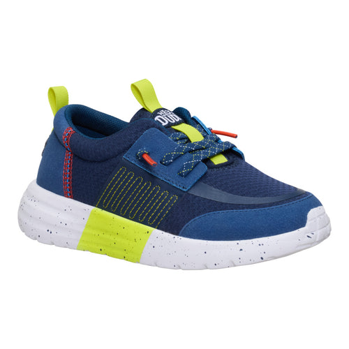Sirocco Play Youth Sport Stripe - Navy/Lime - 7
