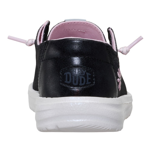 Wendy Youth Shimmer Flower - Charcoal - 5