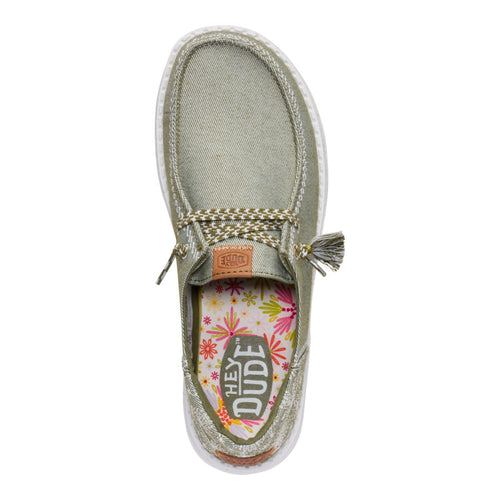 Wendy Funk Embroidered Floral - Olive - 6