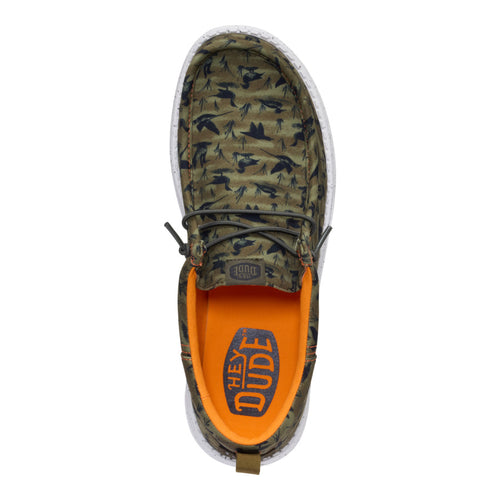 Wally Funk Duck Print - Dark Olive/Multi - 6